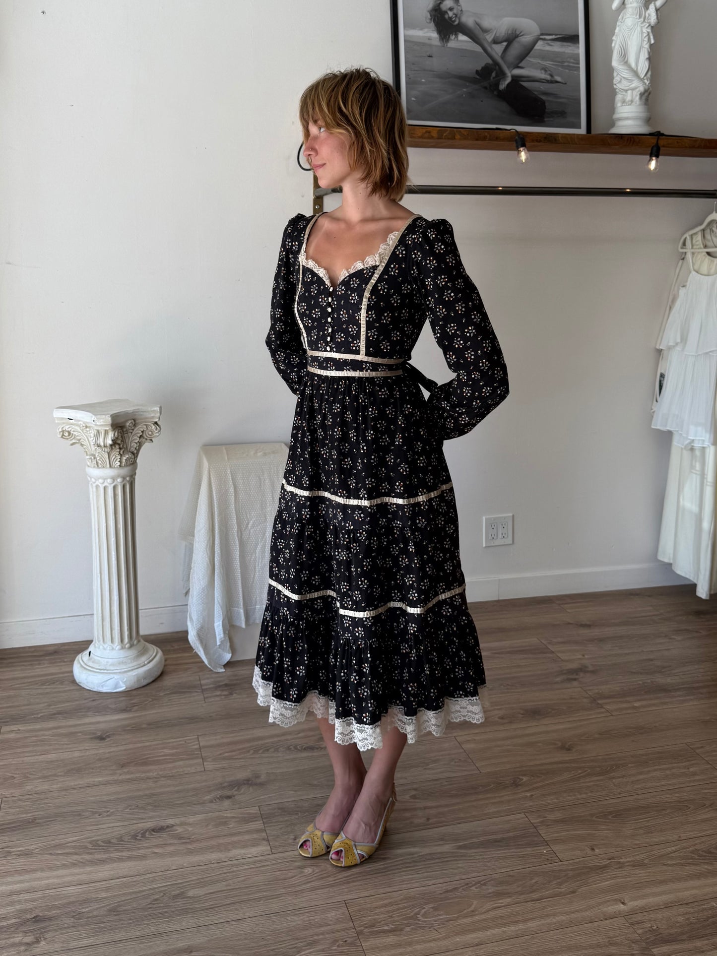 Gunne Sax Midi Dress