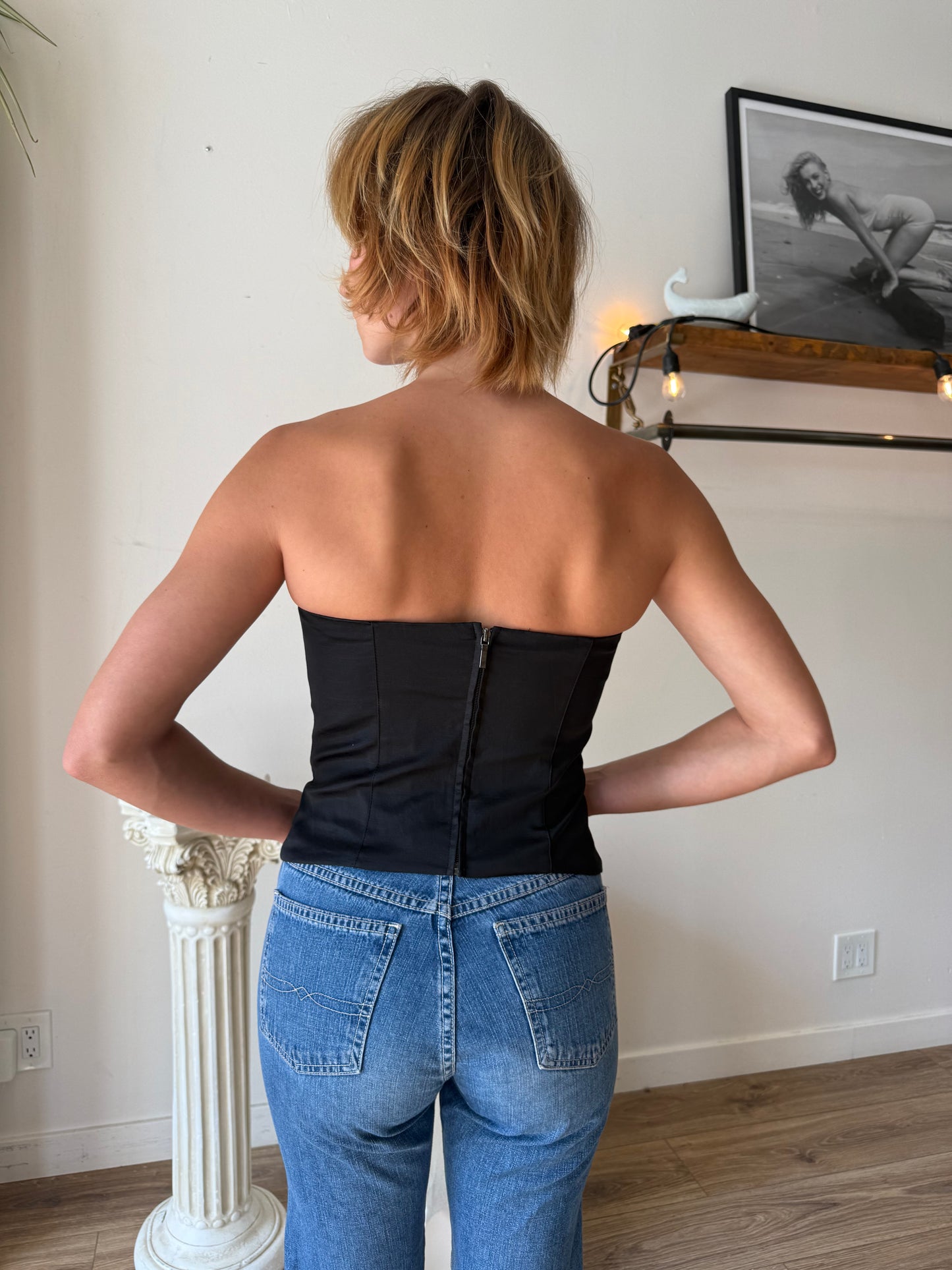 Bebe vintage corset top