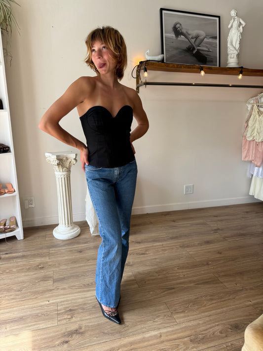 Bebe vintage corset top