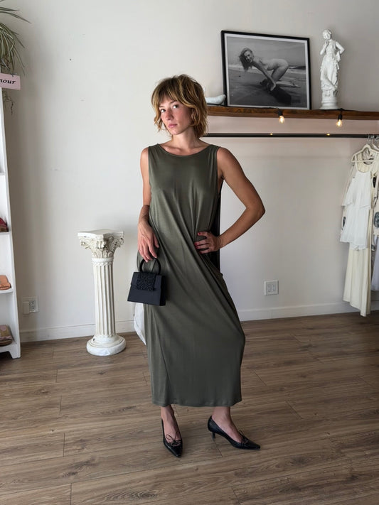 COS olive dress