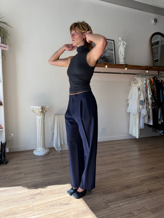 Armani Navy Blue Slacks