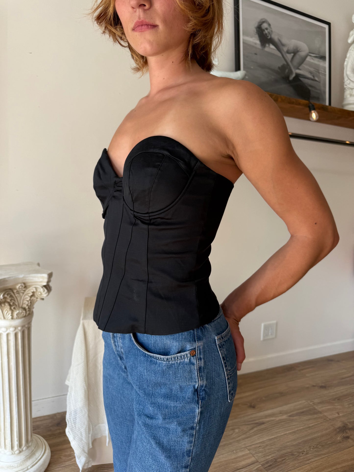 Bebe vintage corset top