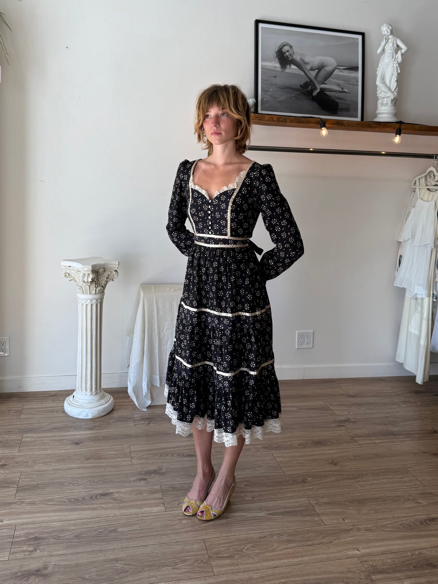 Gunne Sax Midi Dress