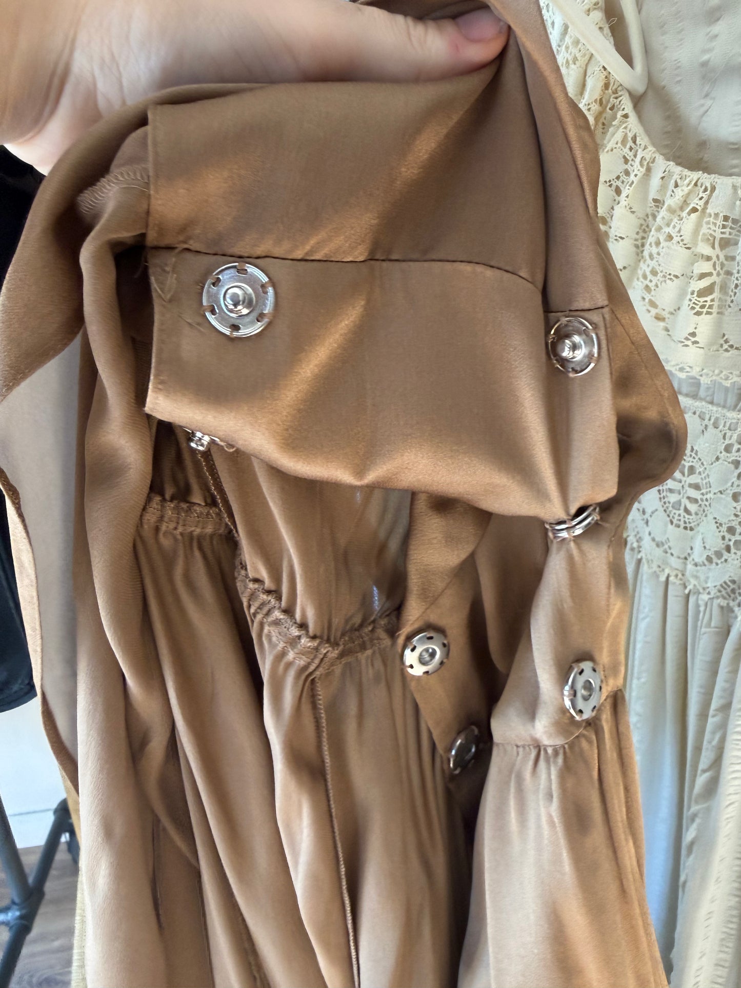 Rachel Zoe Silk Halter Wrap Dress