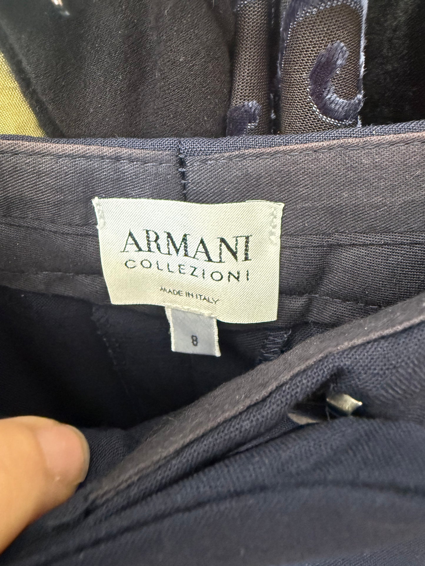 Armani Navy Blue Slacks