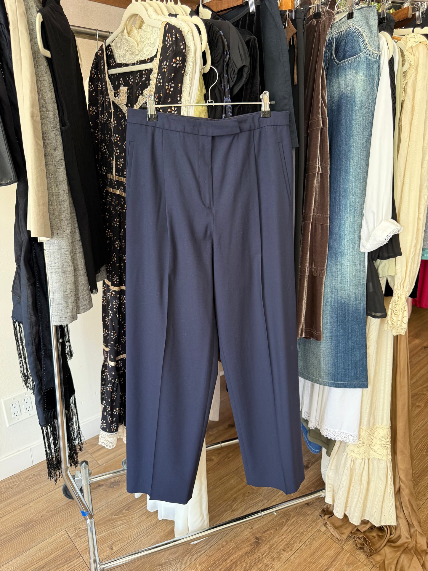 Armani Navy Blue Slacks