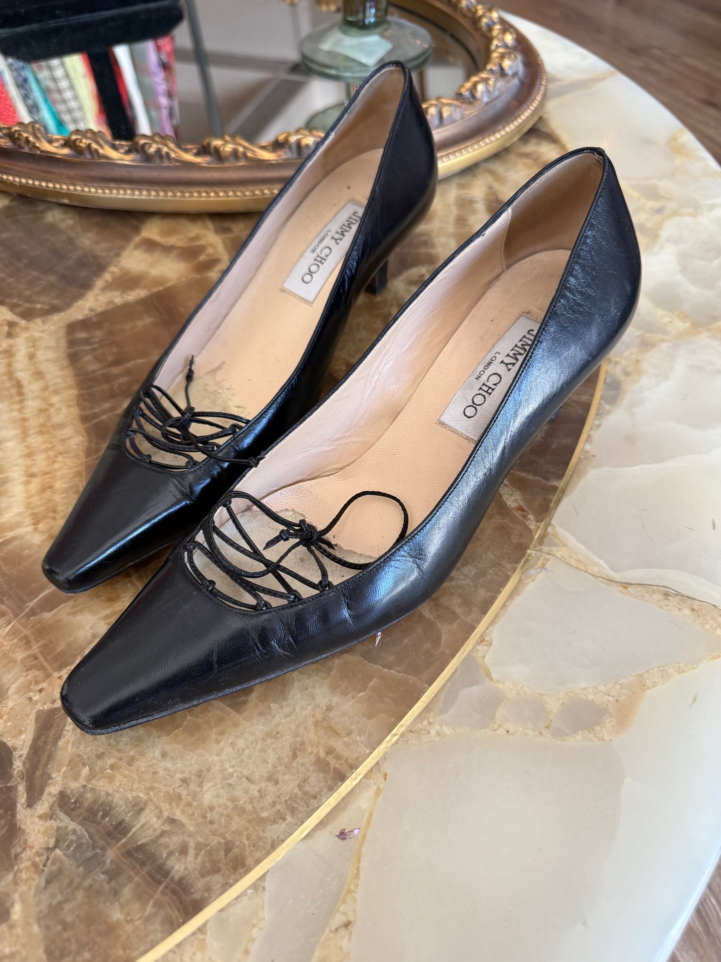 jimmy choo kitten heels